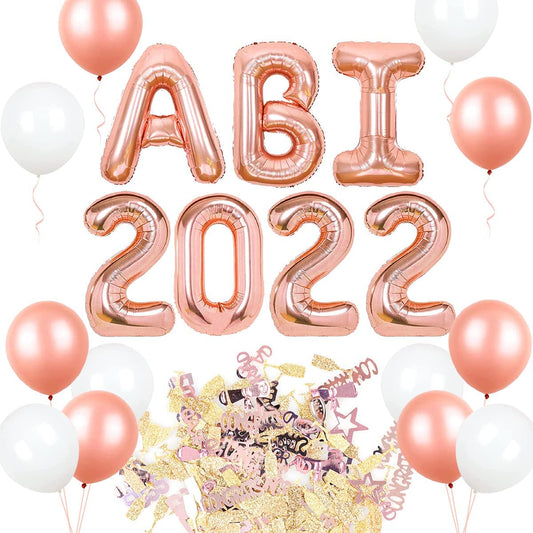 iZoeL Rose Gold ABI 2022 Balloon