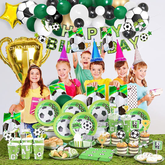 iZoeL Football Balloon Party Cutlery Set
