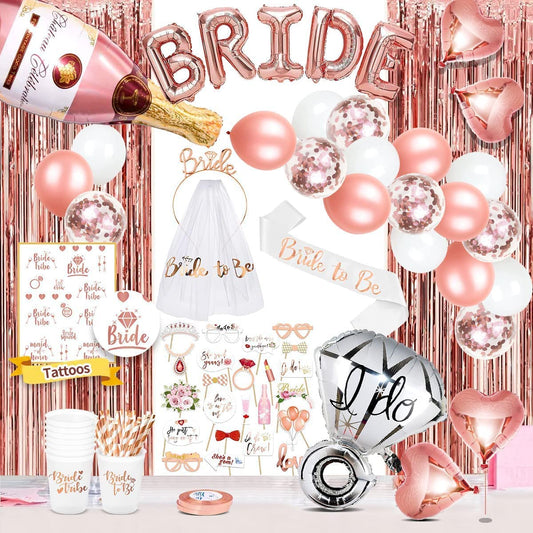 iZoeL Bride Party Decoration,Cup,Straw