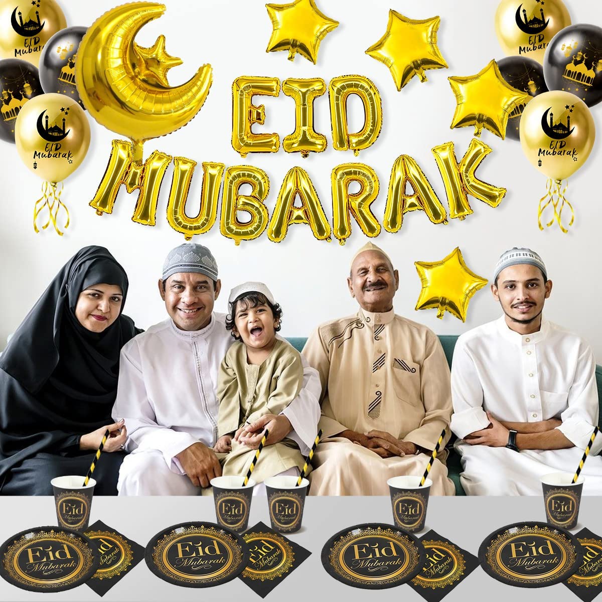 iZoeL EID Mubarak Tableware