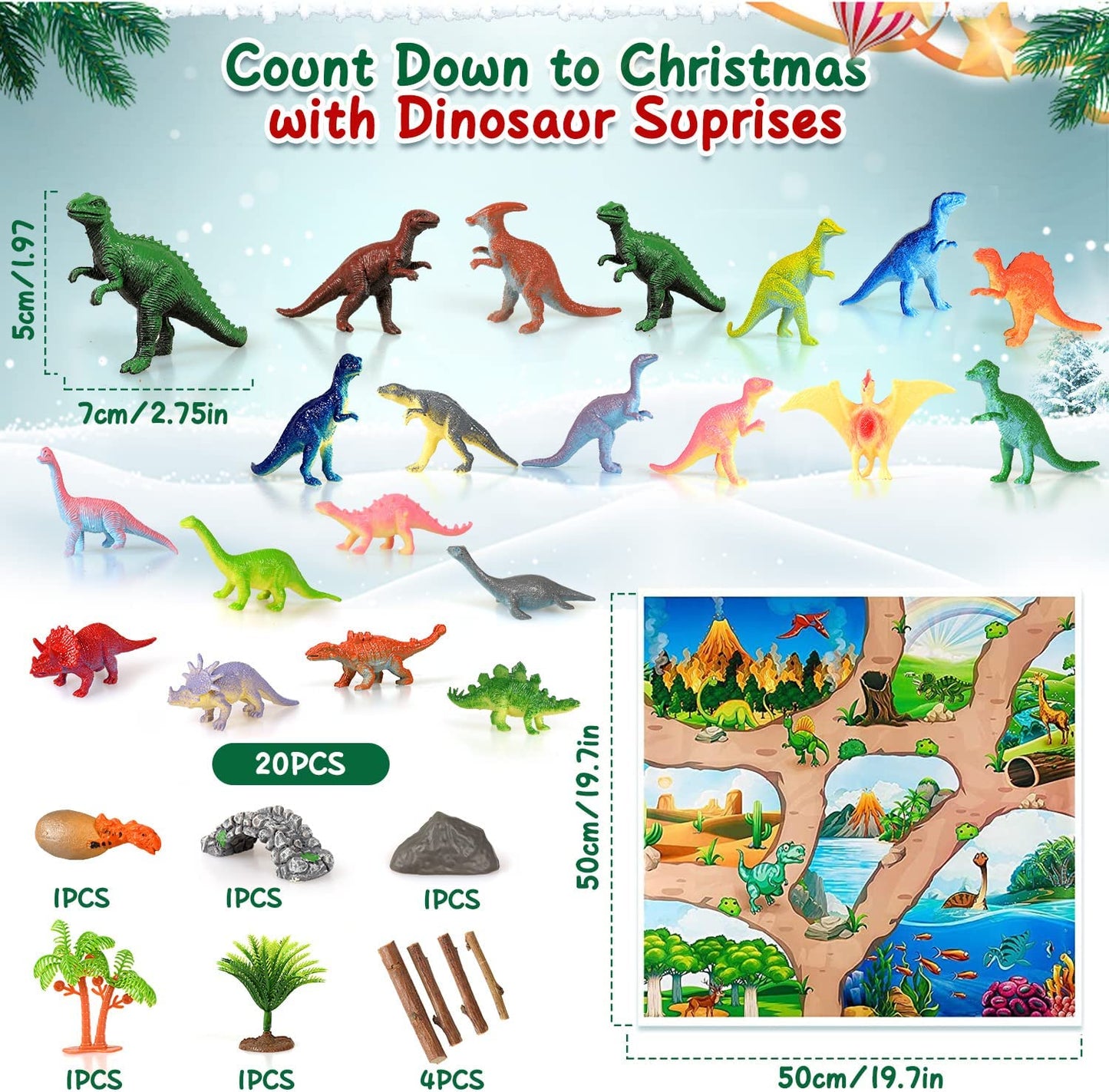 iZoeL Little Dinosaur + Scene